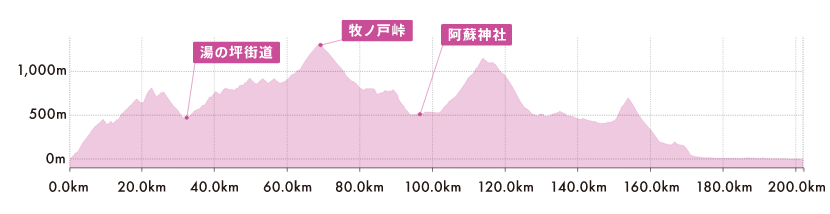 グラフ：別府市ー熊本市（熊本港）ルート