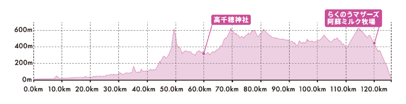 グラフ：延岡市ー益城町ルート