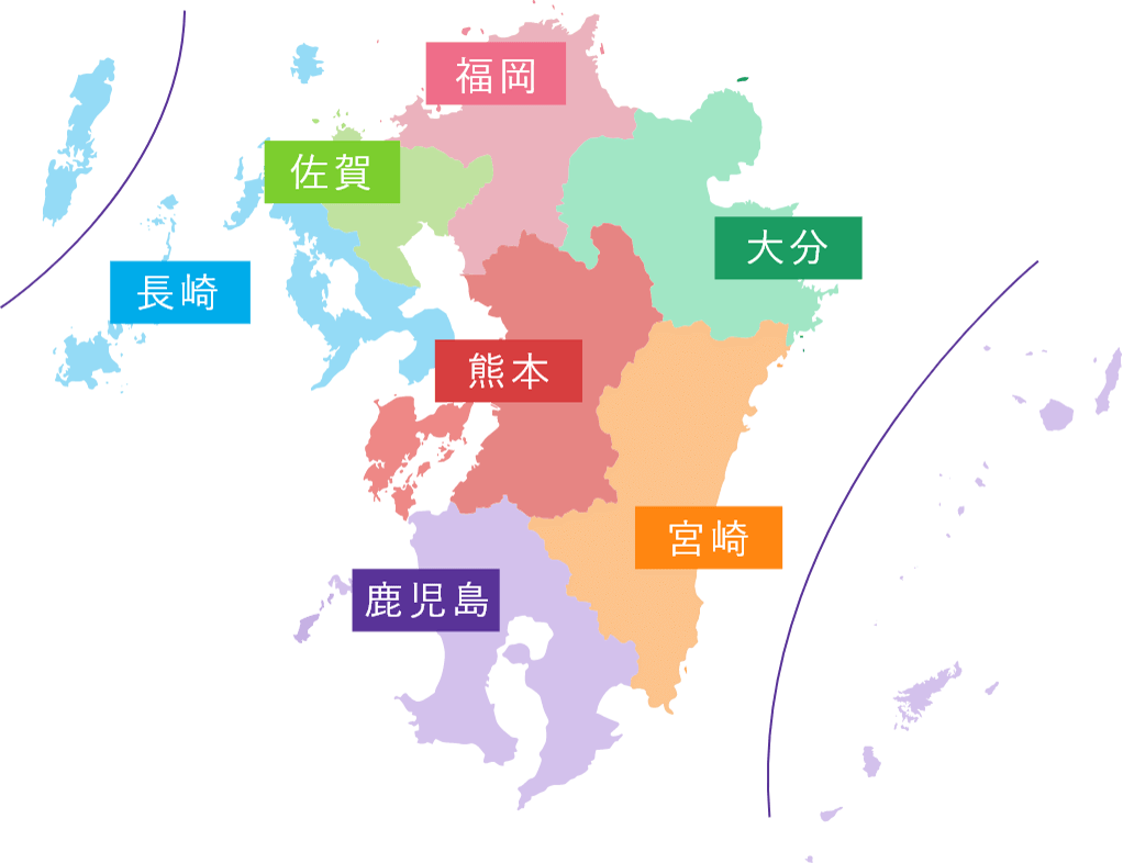 図；九州の地図