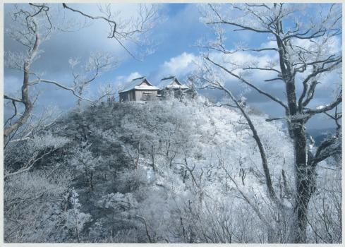 英彦山の冬景色